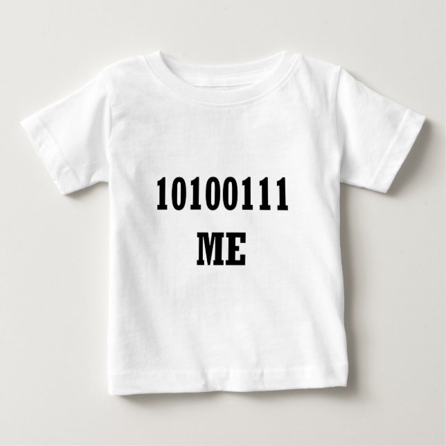 Camiseta Para Bebê Byte me (Frente)