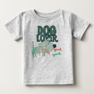 Camiseta Para Bebê Cachorro