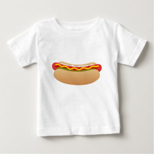 Camiseta Para Bebê Cachorro quente