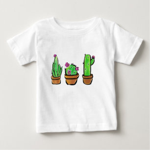 Camiseta Para Bebê Cactus cactos succultos