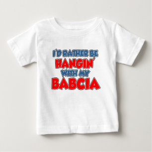 Camiseta Para Bebê Cair da preferencialmente com Babcia