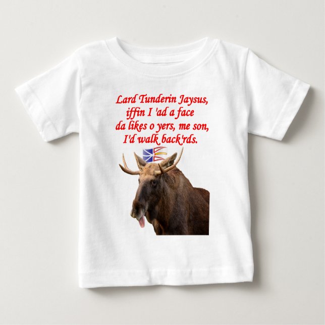 Camiseta Para Bebê CAMINHADA BACKWARDS.png de NEWFIE (Frente)