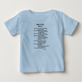 Camiseta Para Bebê Caminho da Oração da Vida