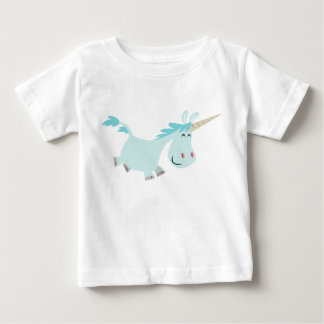 Camiseta Para Bebê Camiseta de Bebê Unicorn - Cartoon Azul