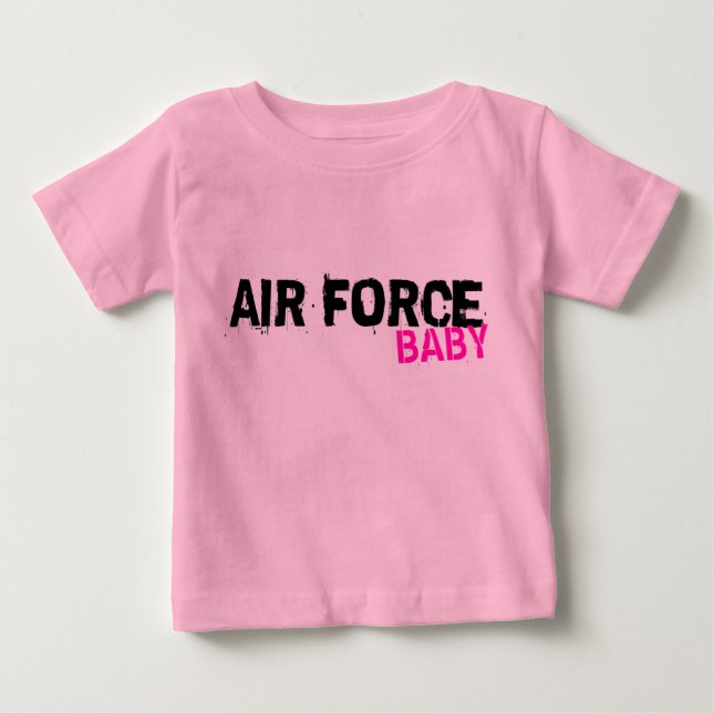 Camiseta Para Bebê Camiseta do bebê da força aérea (Frente)