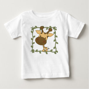 Camiseta Para Bebê Camiseta e presentes do girafa do bebê