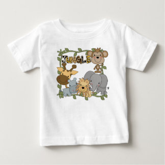 Camiseta Para Bebê Camiseta e presentes dos animais da selva do bebê