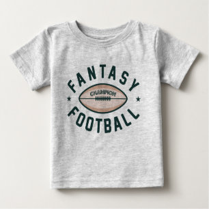 Camiseta Para Bebê Campeão do futebol da fantasia
