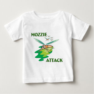 Camiseta Para Bebê Camping Mozzie