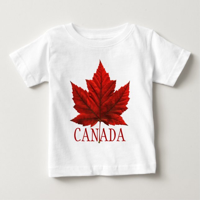 Camiseta Para Bebê Canada Baby Shirt Canada Baby Jersey Shirts Person (Frente)