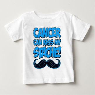 Camiseta Para Bebê Cancer pode beijar meu bigode!