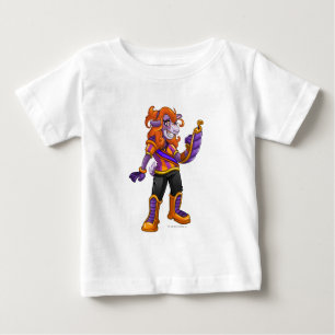 Camiseta Para Bebê Capitão 2 da equipe de Kreludor