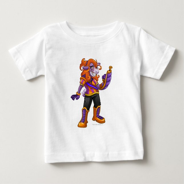 Camiseta Para Bebê Capitão da Equipe Kreludor 2 (Frente)