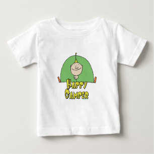 Camiseta Para Bebê Cara Feliz Camper