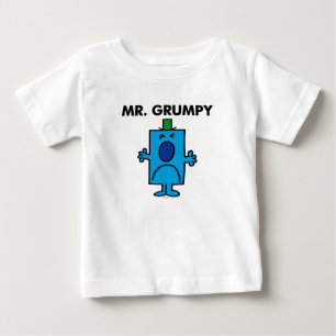 Camiseta Para Bebê Cara olhando de sobrancelhas franzidas do Sr.