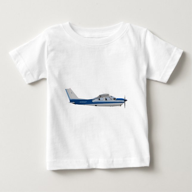 Camiseta Para Bebê Cardeal 395395 de Cessna 177RG (Frente)