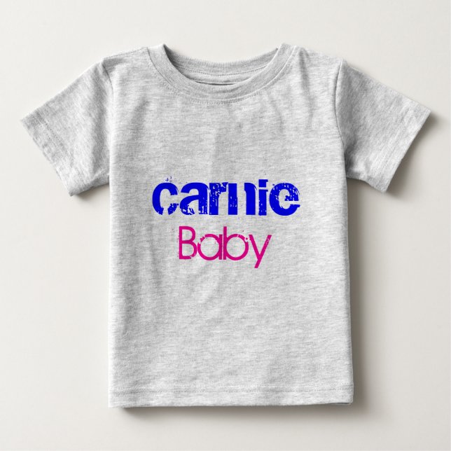 Camiseta Para Bebê Carnie, Baby (Frente)
