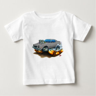Camiseta Para Bebê Carro 1974-78 do cinza de Camaro