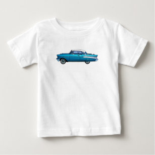 Camiseta Para Bebê Carro clássico Chevy 1957 BelAire