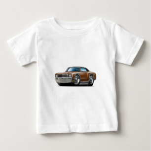 Camiseta Para Bebê Carro superior Brown-Preto de Monte 1971 - de