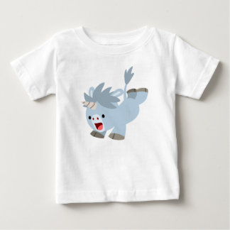 Camiseta Para Bebê Cartoon Mischievous Baby Unicorn Baby T Shirt