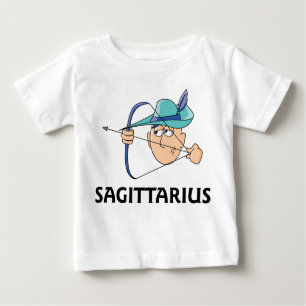 Camiseta Para Bebê Cartoon Sagittarius Archer
