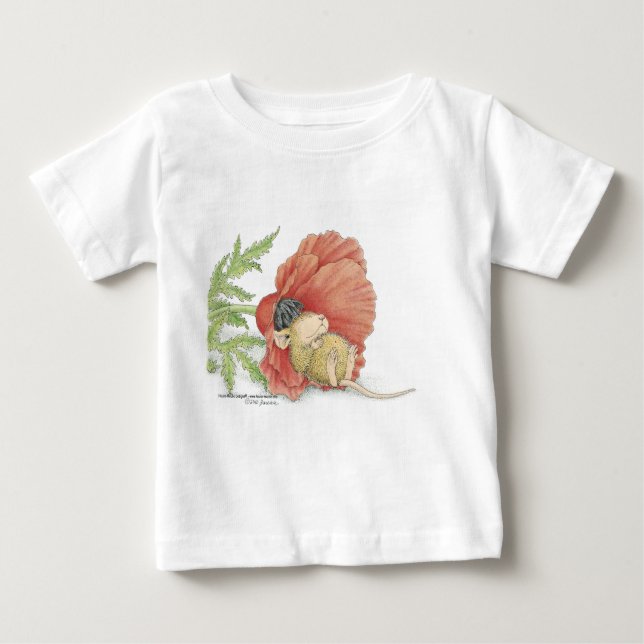 Camiseta Para Bebê Casa-Rato Designs® - roupa (Frente)
