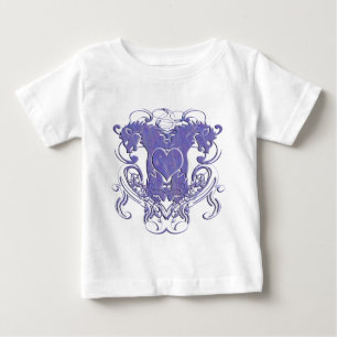 Camiseta Para Bebê Casamento Renascentista Lion Rampant