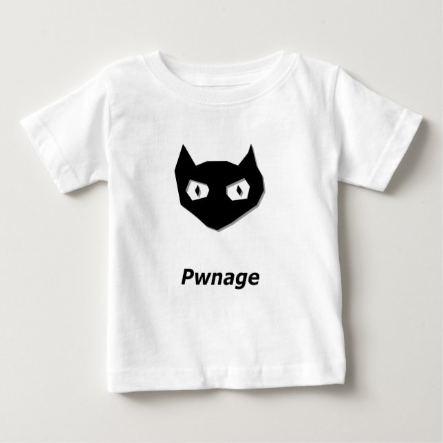 Camiseta Para Bebê Cat Boo Pwange (Frente)