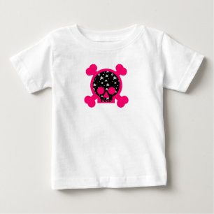 Camiseta Para Bebê Caveira