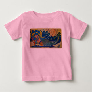 Camiseta Para Bebê Chariot do pavão