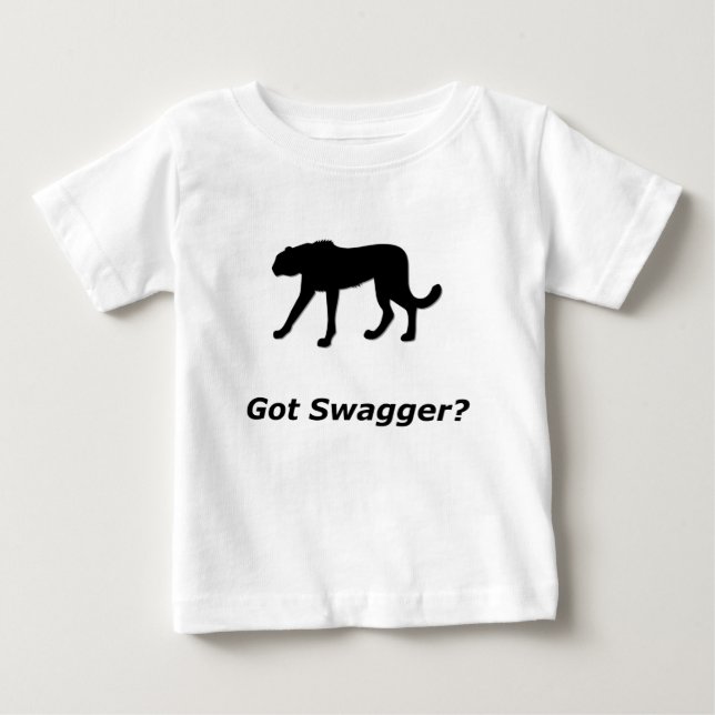 Camiseta Para Bebê Cheetah ficou agger (Frente)