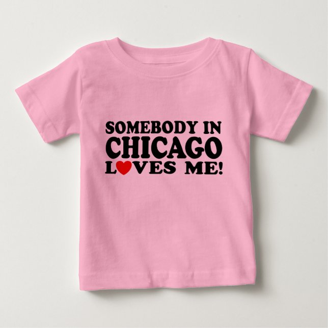 Camiseta Para Bebê Chicago (Frente)