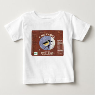Camiseta Para Bebê Chickadee-dee