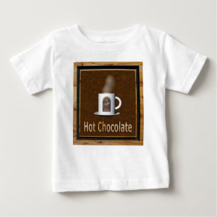 Camiseta Para Bebê Chocolate Quente