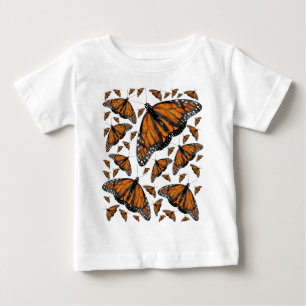 Camiseta Para Bebê Chuva do monarca