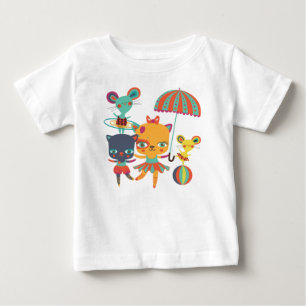 Camiseta Para Bebê Circo Cuties