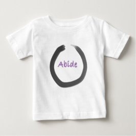 Camiseta Para Bebê Círculo Enso Budista de bide Zen