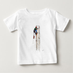 Camiseta Para Bebê Cirurgião Árvore Arborista