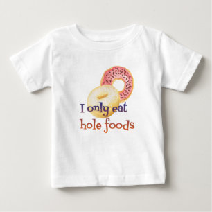 Camiseta Para Bebê Citação Rosquinha engraçada
