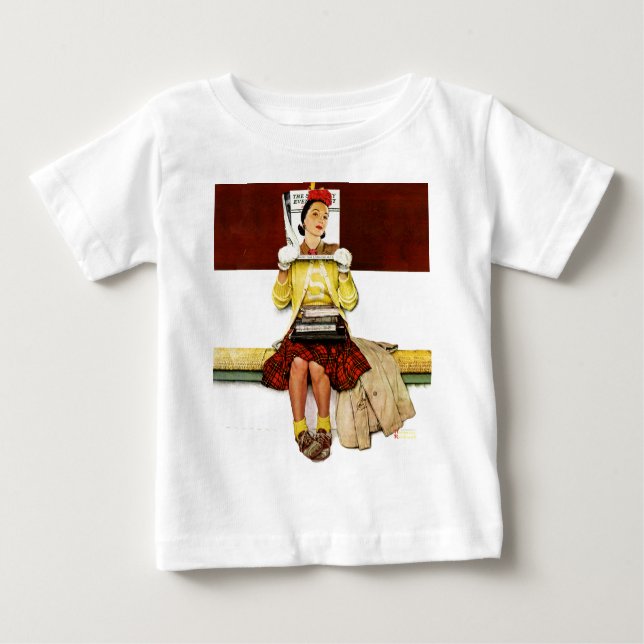 Camiseta Para Bebê Cobrir Girl (Frente)