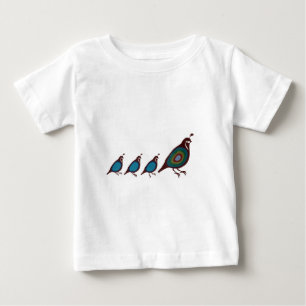 Camiseta Para Bebê Codorniz