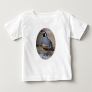 Camiseta Para Bebê Codorniz de Califórnia