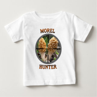 Camiseta Para Bebê Cogumelos selvagens do Morel
