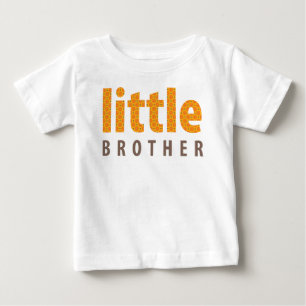 Camiseta Para Bebê COLEÇÃO DE SIBLINGS - irmãozinho {laranja}