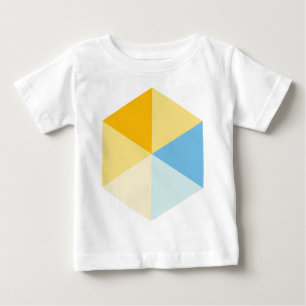 Camiseta Para Bebê Color Hexagon 03