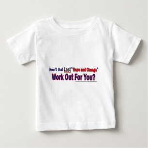 Camiseta Para Bebê Como foi que aquela Última Esperança e Mudança Fun
