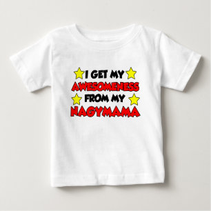 Camiseta Para Bebê Consciência De Nagymama