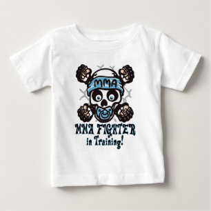 Camiseta Para Bebê Crânio e Binky do Muttahida Majlis-E-Amal