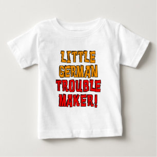 Camiseta Para Bebê Criador de Problemas Alemão
